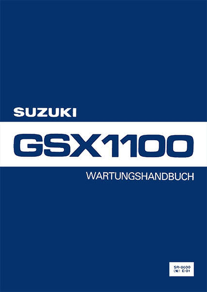 Suzuki GSX1100 Reparaturanleitung, Buchcover