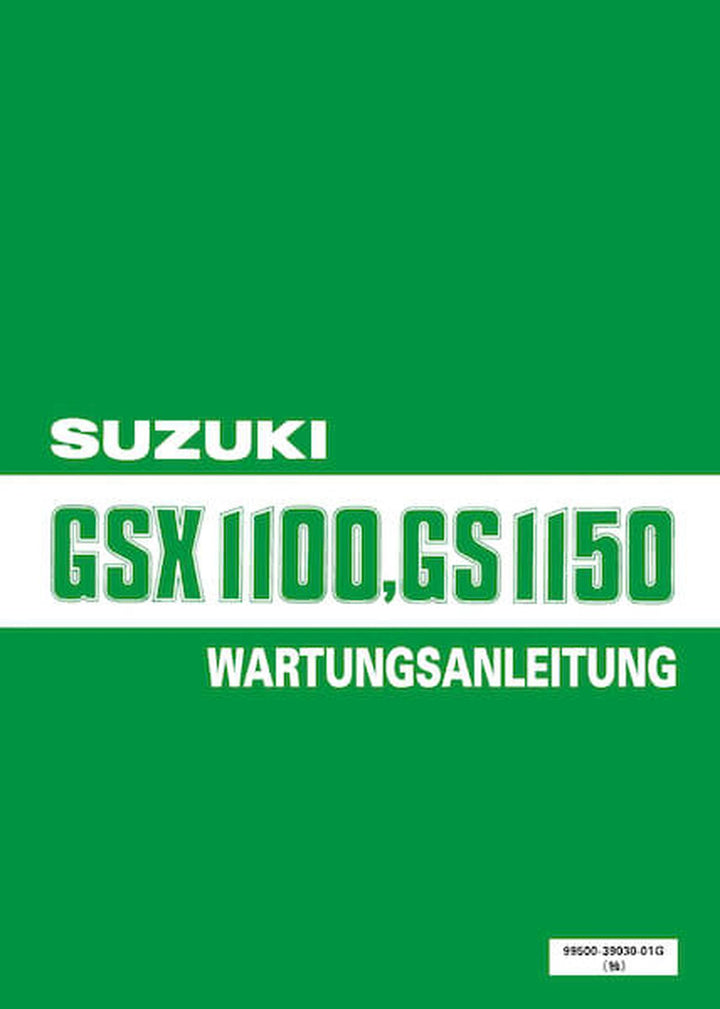 Suzuki GSX1100 und GS1150 Reparaturanleitung, Buchcover