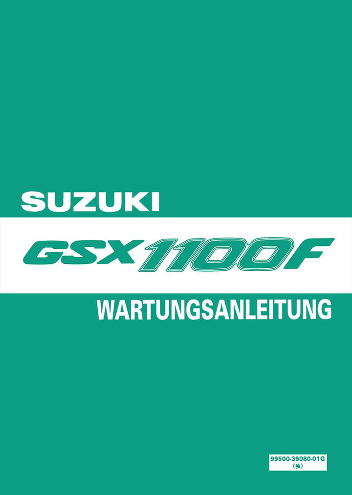 Suzuki GSX1100F Reparaturanleitung, Buchcover