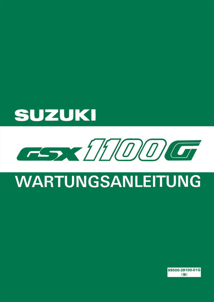 Suzuki GSX1100G Reparaturanleitung, Buchcover