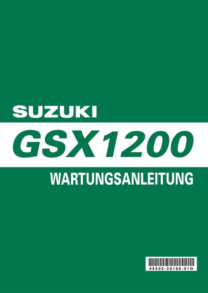 Suzuki GSX1200 Reparaturanleitung, Buchcover