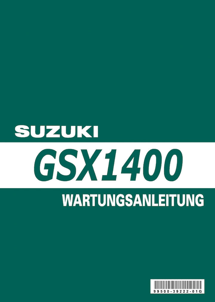 Suzuki GSX1400 Reparaturanleitung - gedrucktes Buch zum Bestpreis! - verwuester.net