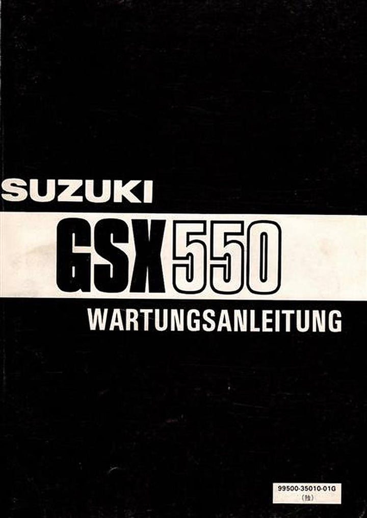 Suzuki GSX550 Reparaturanleitung, Buchcover