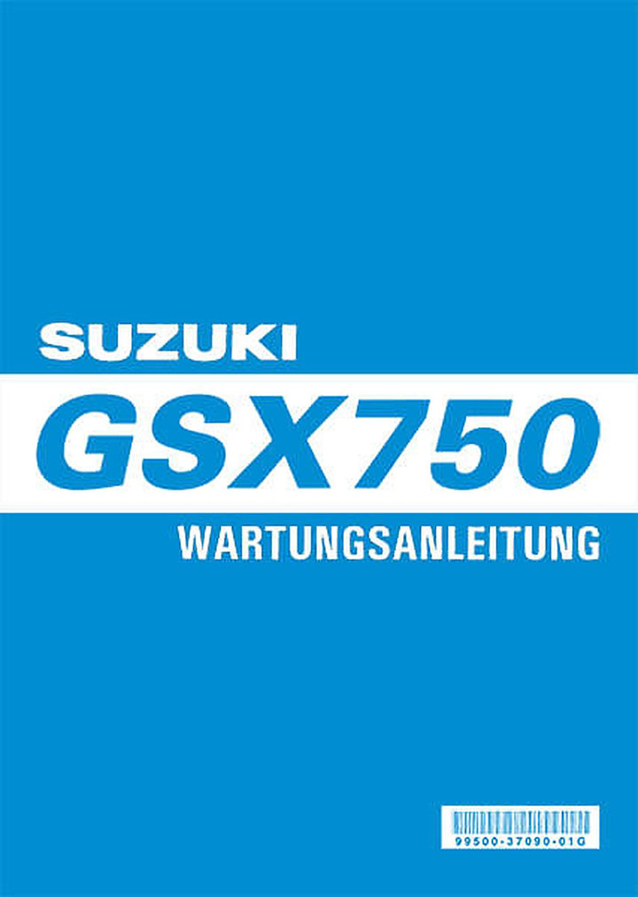 Suzuki GSX750W Reparaturanleitung, Buchcover