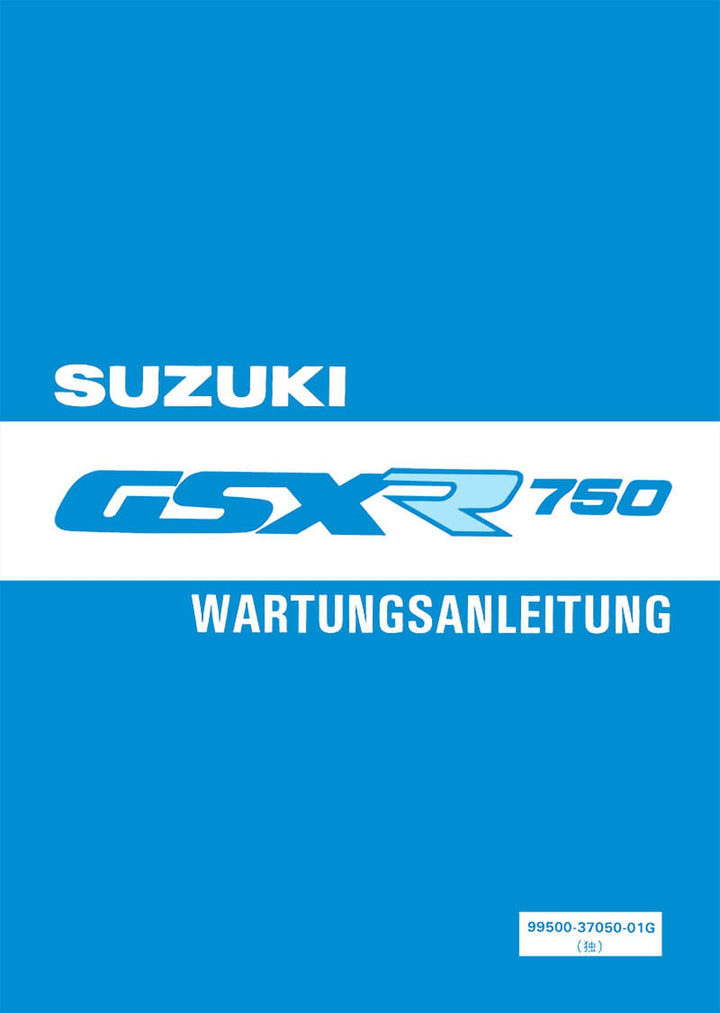 Suzuki GSXR750 Reparaturanleitung, Buchcover