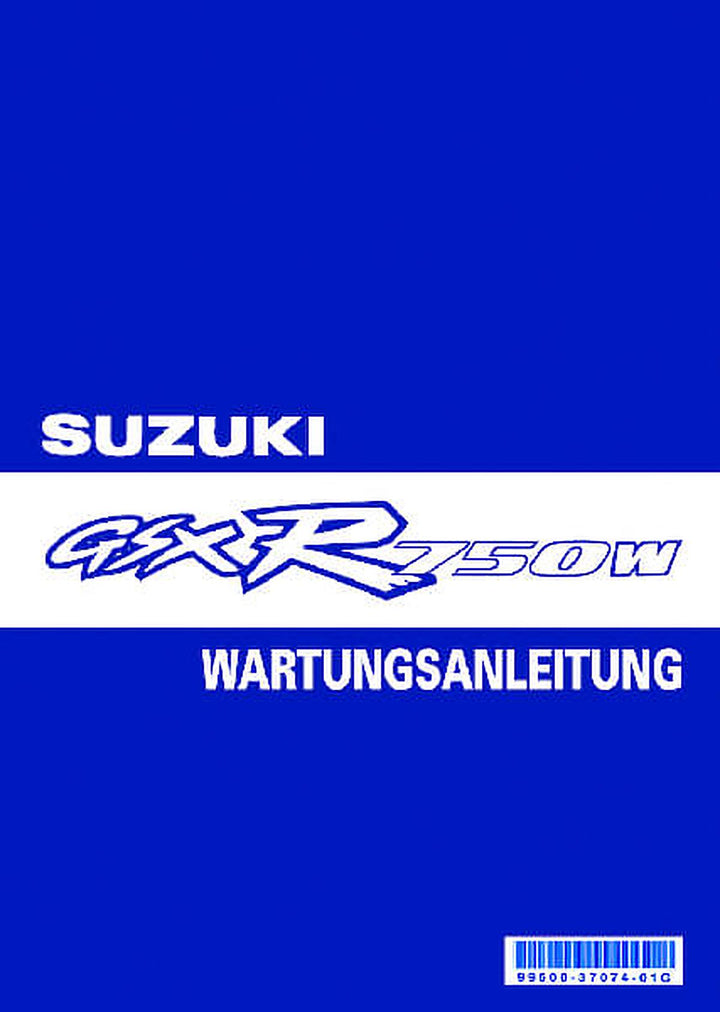 Suzuki GSXR750W Reparaturanleitung, Buchcover