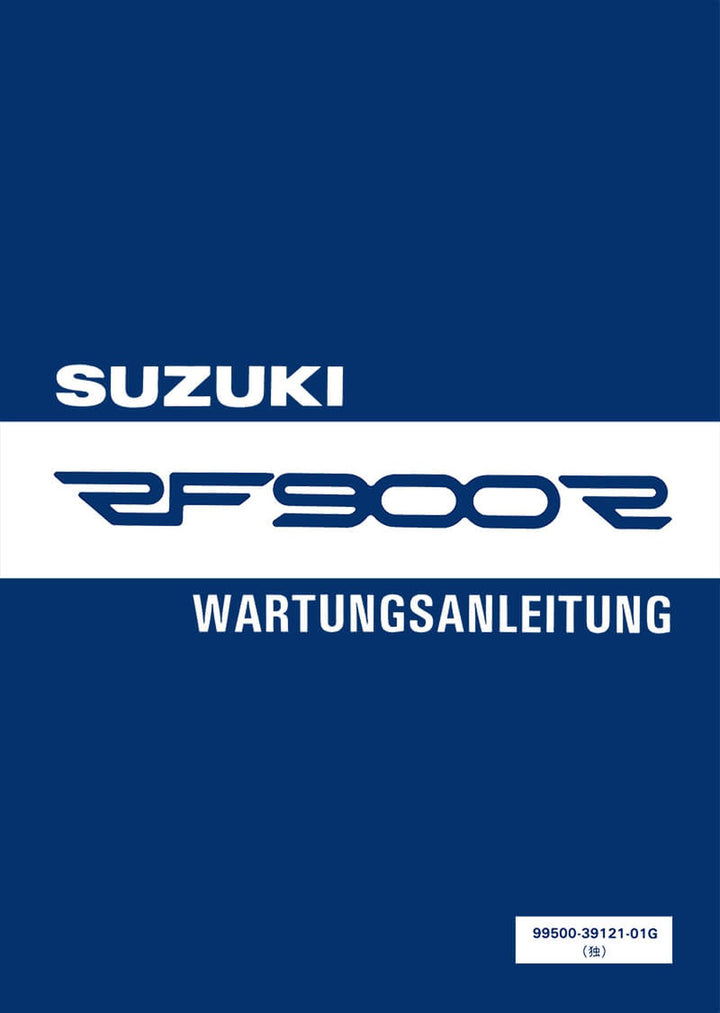 Suzuki RF900R Reparaturanleitung, Buchcover