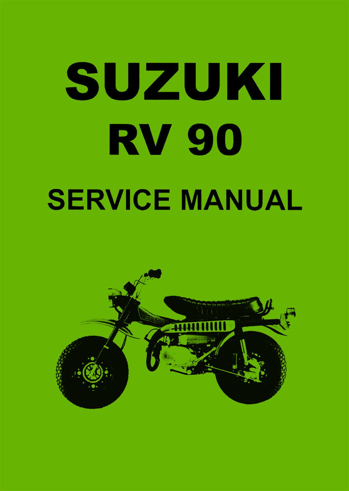 Suzuki RV90 Service Manual, Buchcover