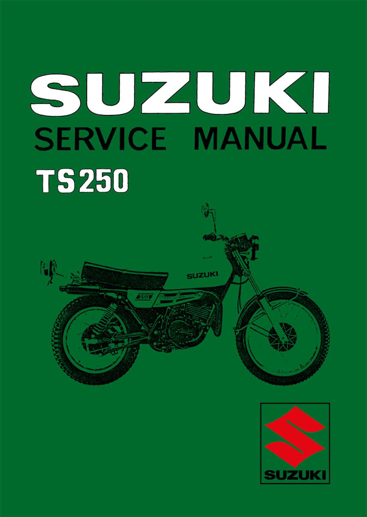Suzuki TS250 Service Manual, Buchcover