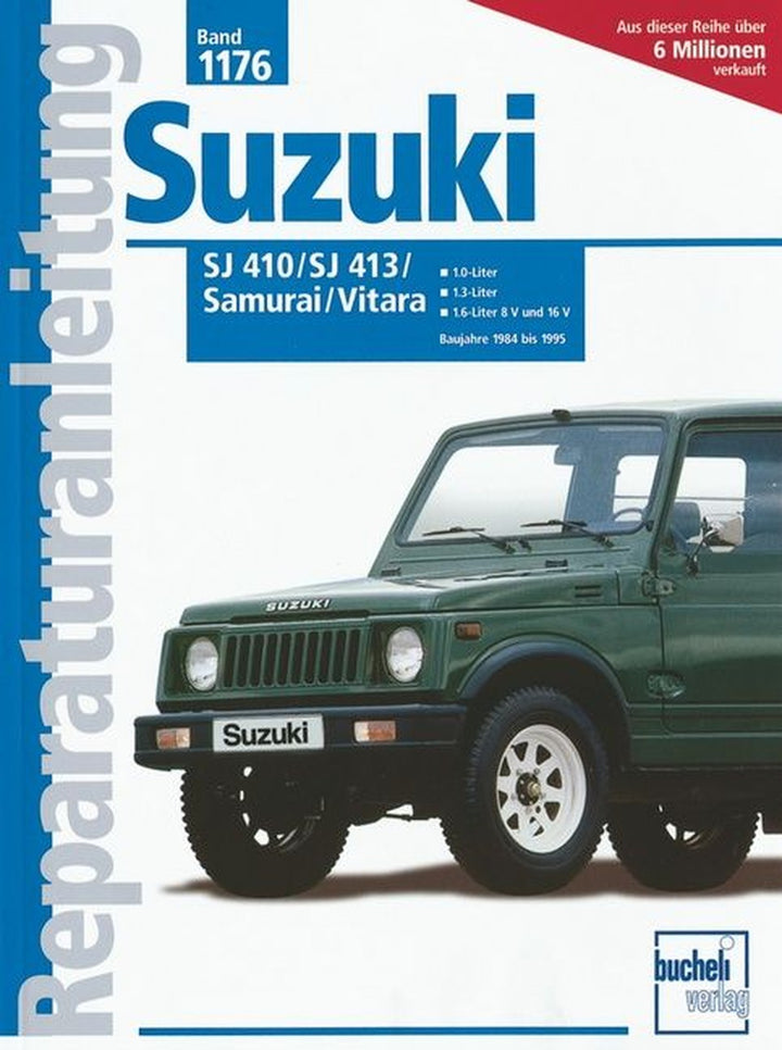 Suzuki SJ 410 / SJ 413 / Samurai / Vitara - Reparaturbuch, Buchcover