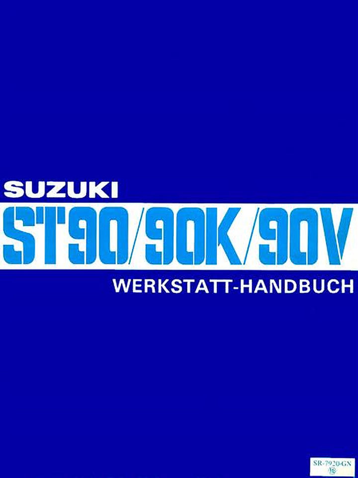 Suzuki ST 90, ST 90 K, ST 90 V, Werkstatt-Handbuch, Buchcover