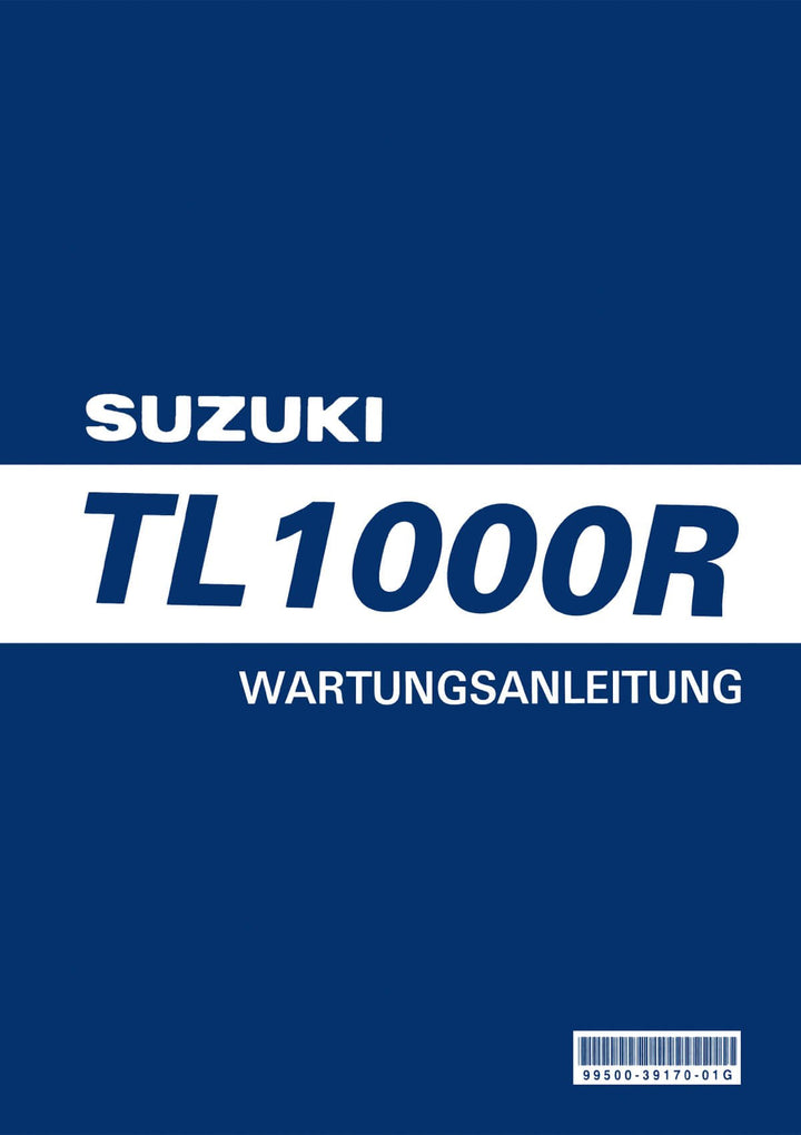 Suzuki TL1000R Reparaturanleitung, Buchcover