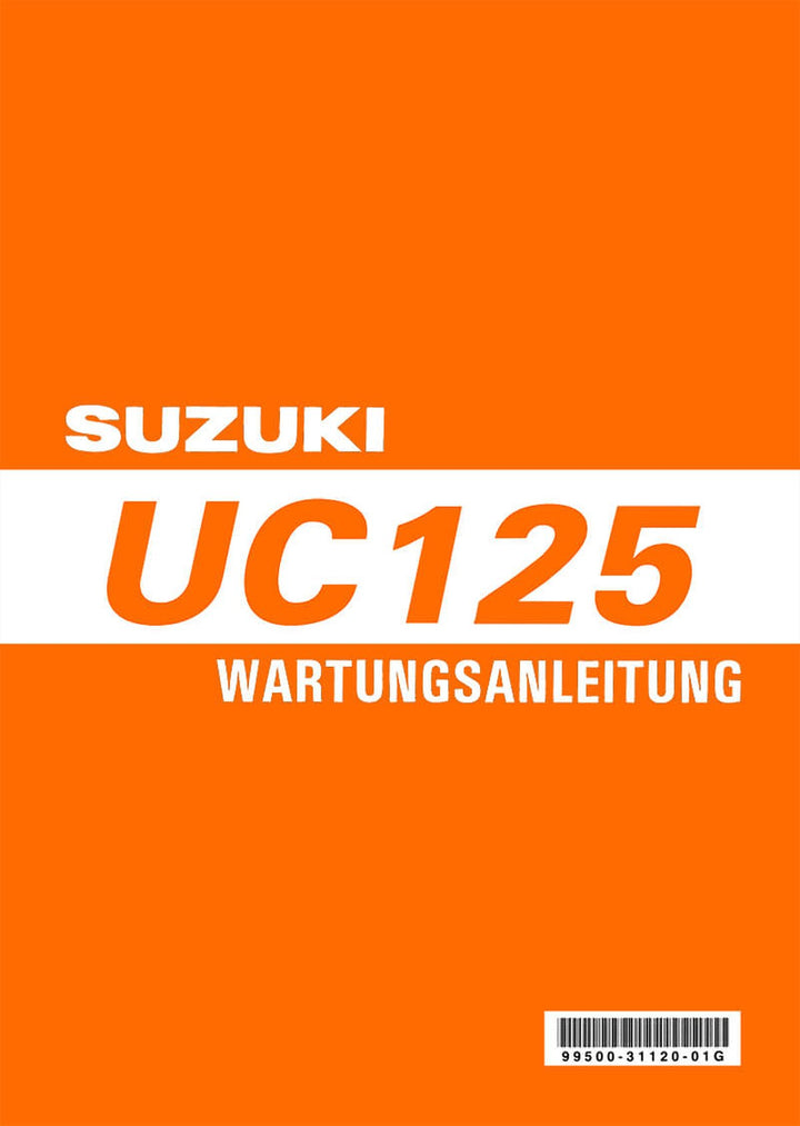 Suzuki UC125 Reparaturanleitung, Buchcover