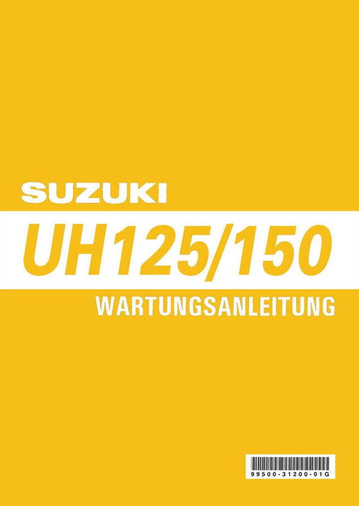 Suzuki UH125 und UH150 Reparaturanleitung, Buchcover