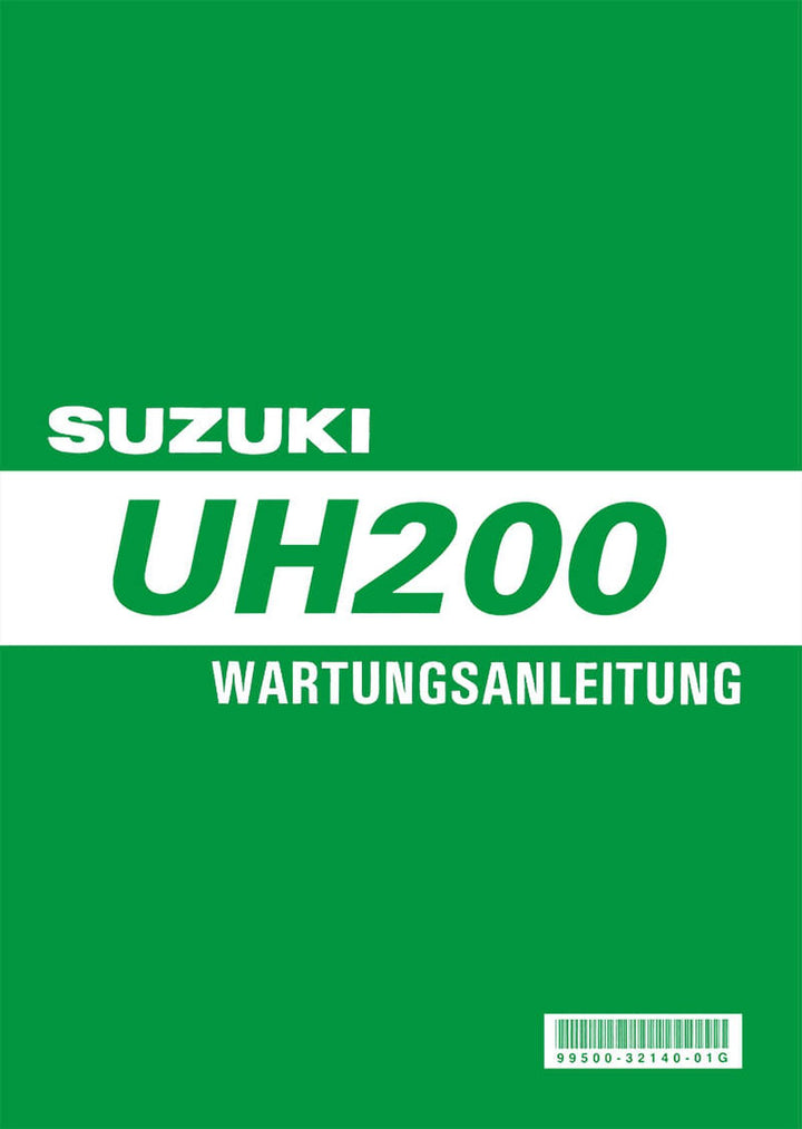 Suzuki UH200 Burgman Reparaturanleitung, Buchcover