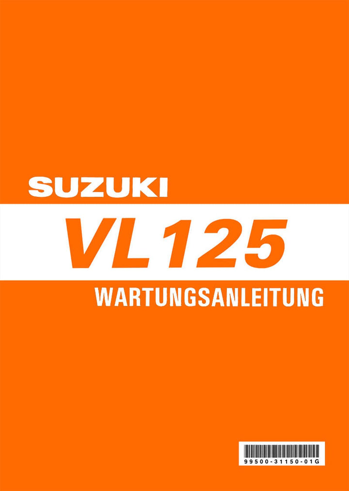 Suzuki VL125 Reparaturanleitung, Buchcover