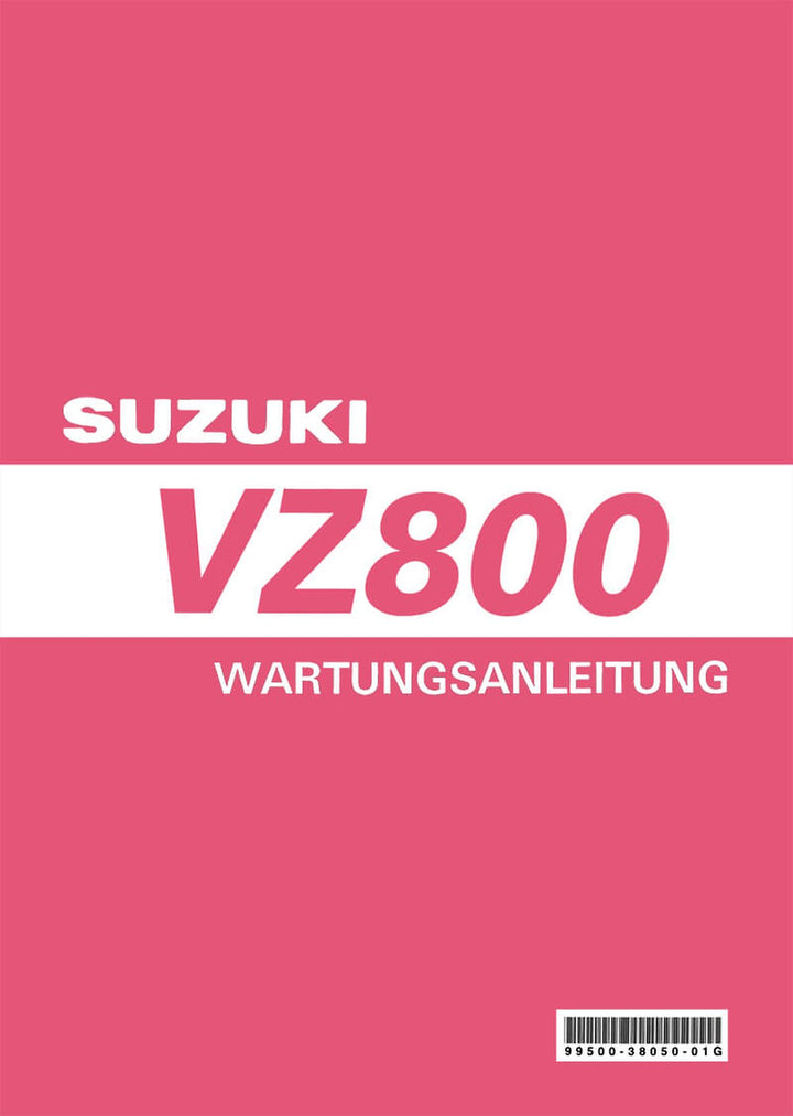 Suzuki VZ800 Reparaturanleitung, Buchcover