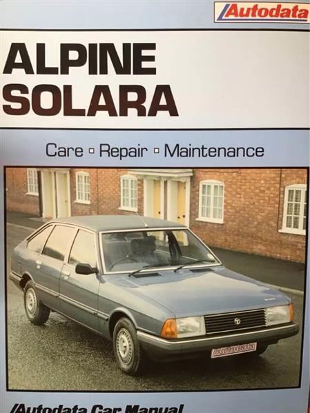 Talbot Alpine/Solara - gedrucktes Buch zum Bestpreis! - verwuester.net