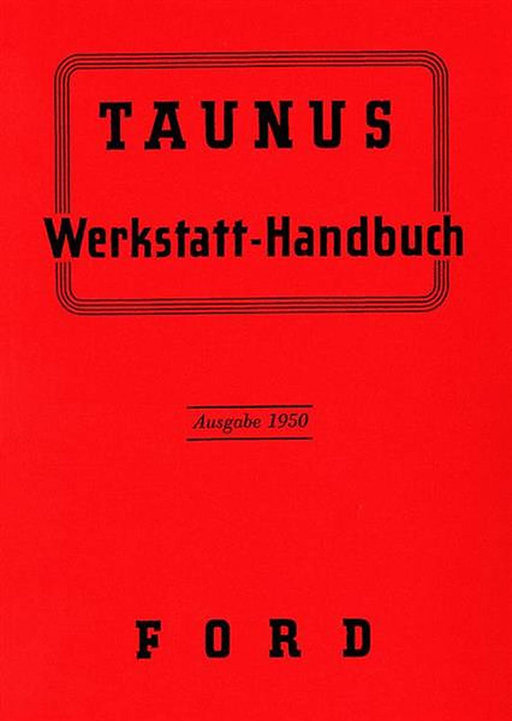 Ford Taunus Reparaturanleitung, Buchcover