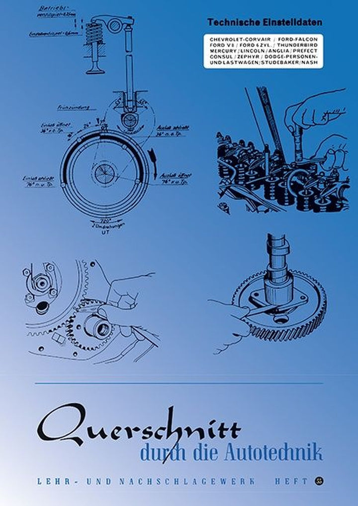 Technische Einstelldaten - Reparaturbuch, Buchcover