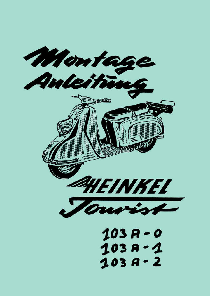 Heinkel Tourist 103 Reparaturanleitung, Buchcover