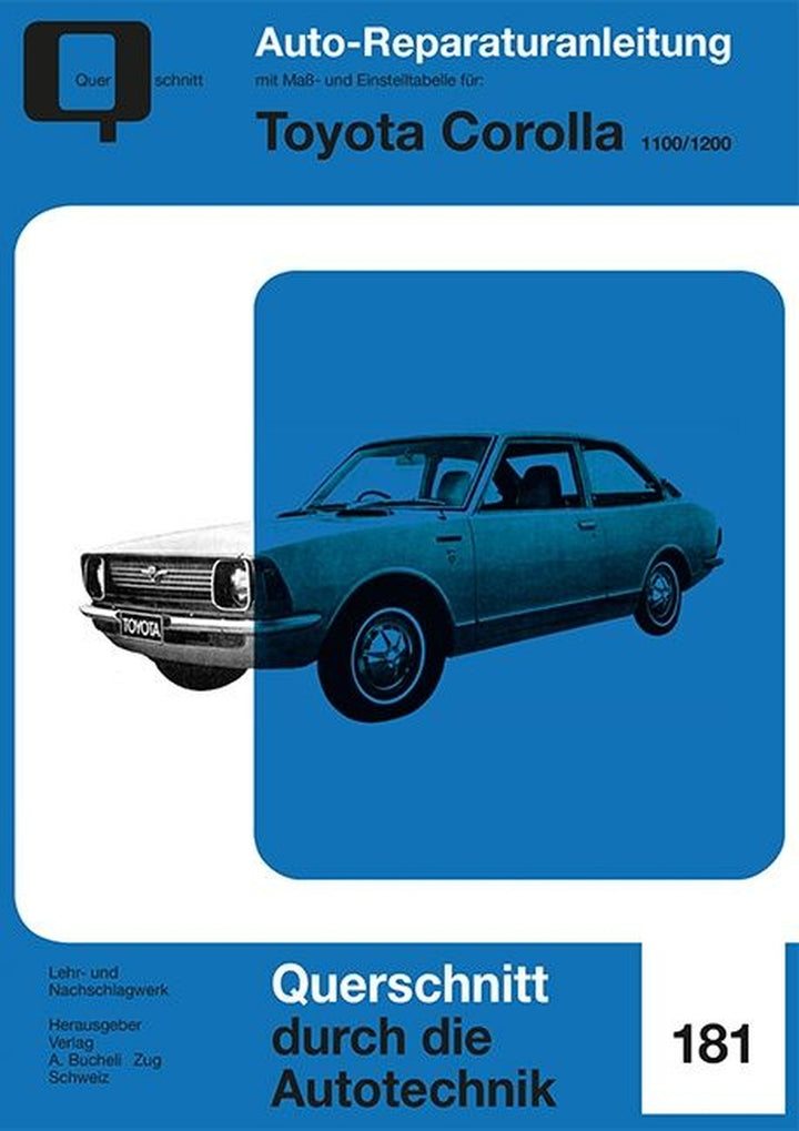 Toyota Corolla 1100 / 1200 - Reparaturbuch, Buchcover