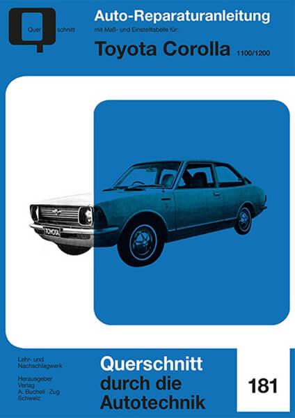 Toyota Corolla 1100 / 1200 - Reparaturbuch - gedrucktes Buch zum Bestpreis! - verwuester.net
