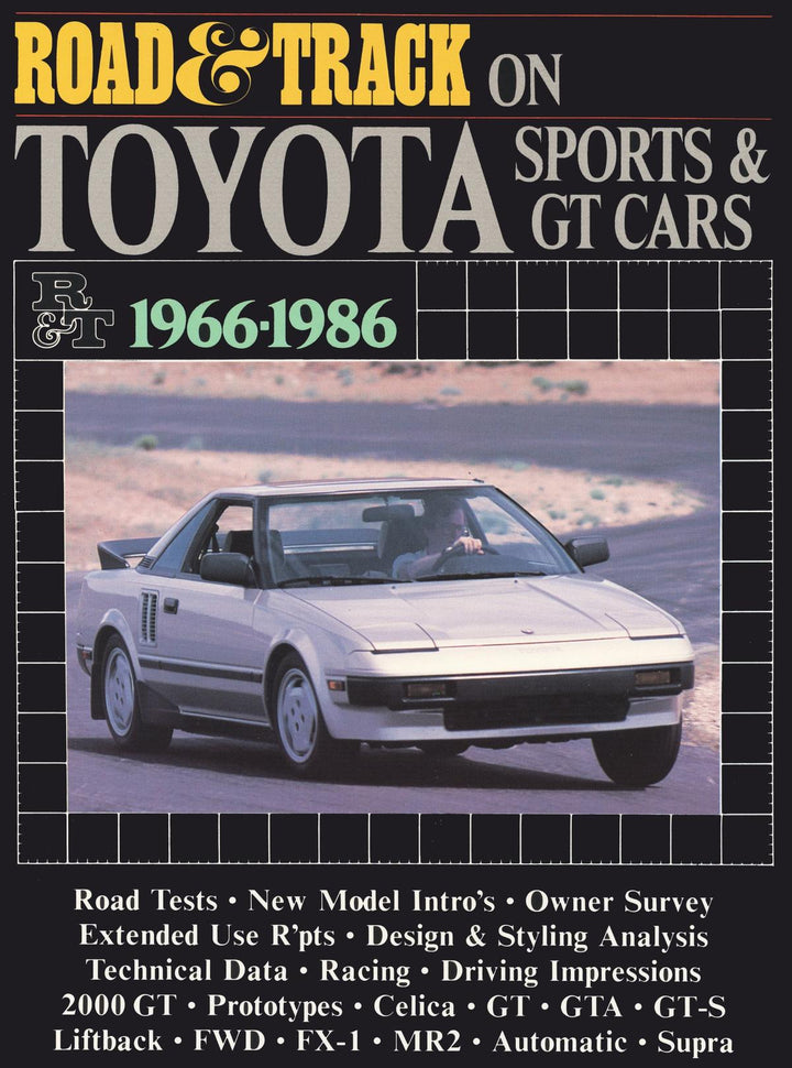 Toyota Sports & GT cars 1966-1986 - gedrucktes Buch zum Bestpreis! - verwuester.net