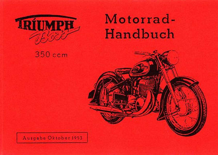 Triumph Boss 350 Betriebsanleitung, Buchcover