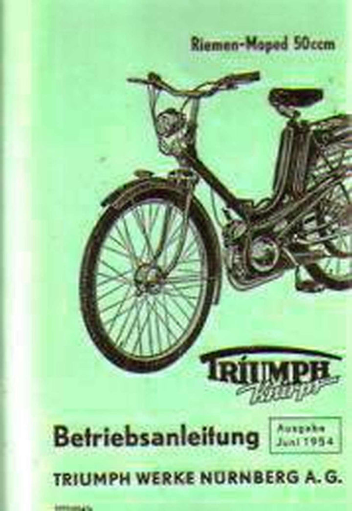 Triumph Knirps Betriebsanleitung, Buchcover