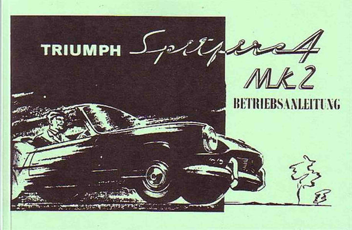 Triumph Spitfire 4 MK II, Betriebsanleitung, Buchcover