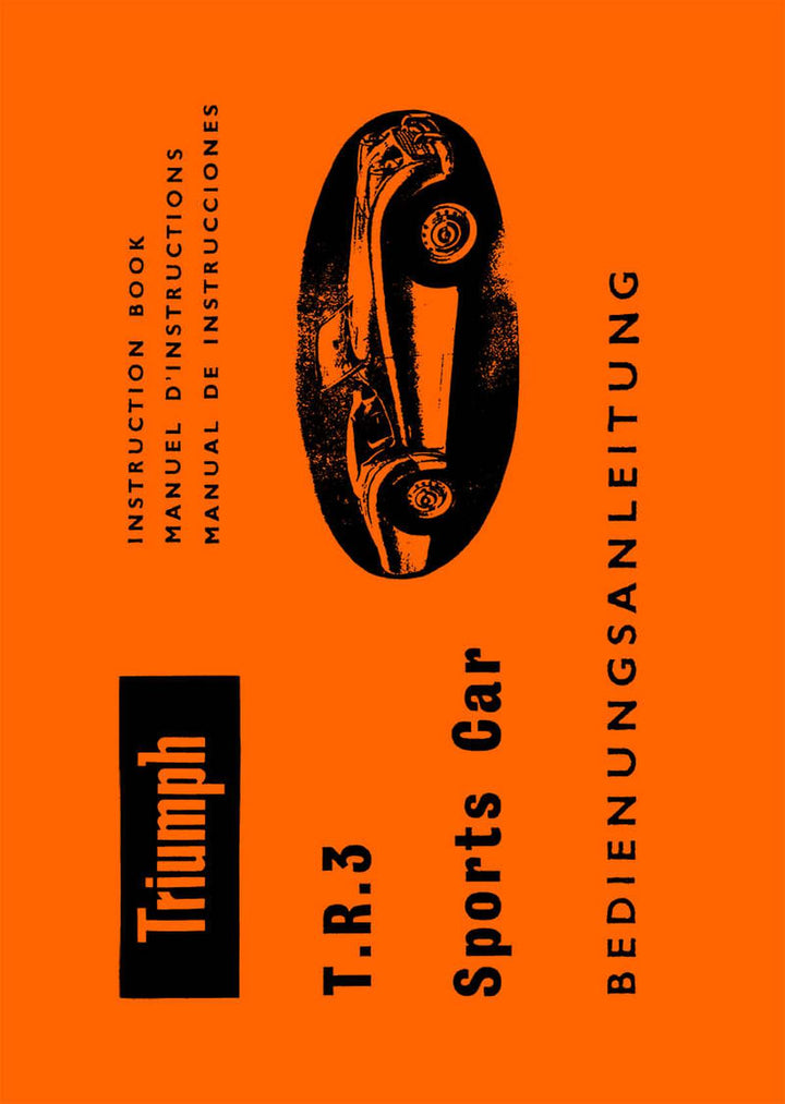 Triumph TR 3 Sports Car, Buchcover