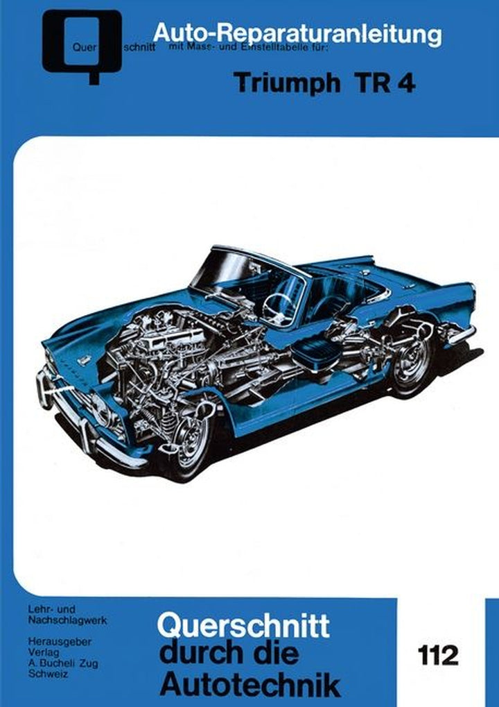 Triumph TR 4 - Reparaturbuch, Buchcover