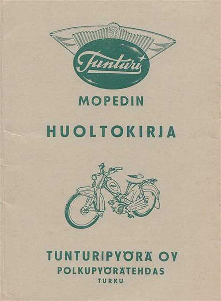 Tunturi mit 2-Gang Puch-Motor, Betriebsanleitung, Buchcover
