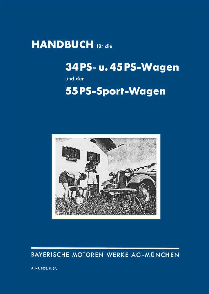 BMW 315 319 319/1 329 Betriebsanleitung, Buchcover