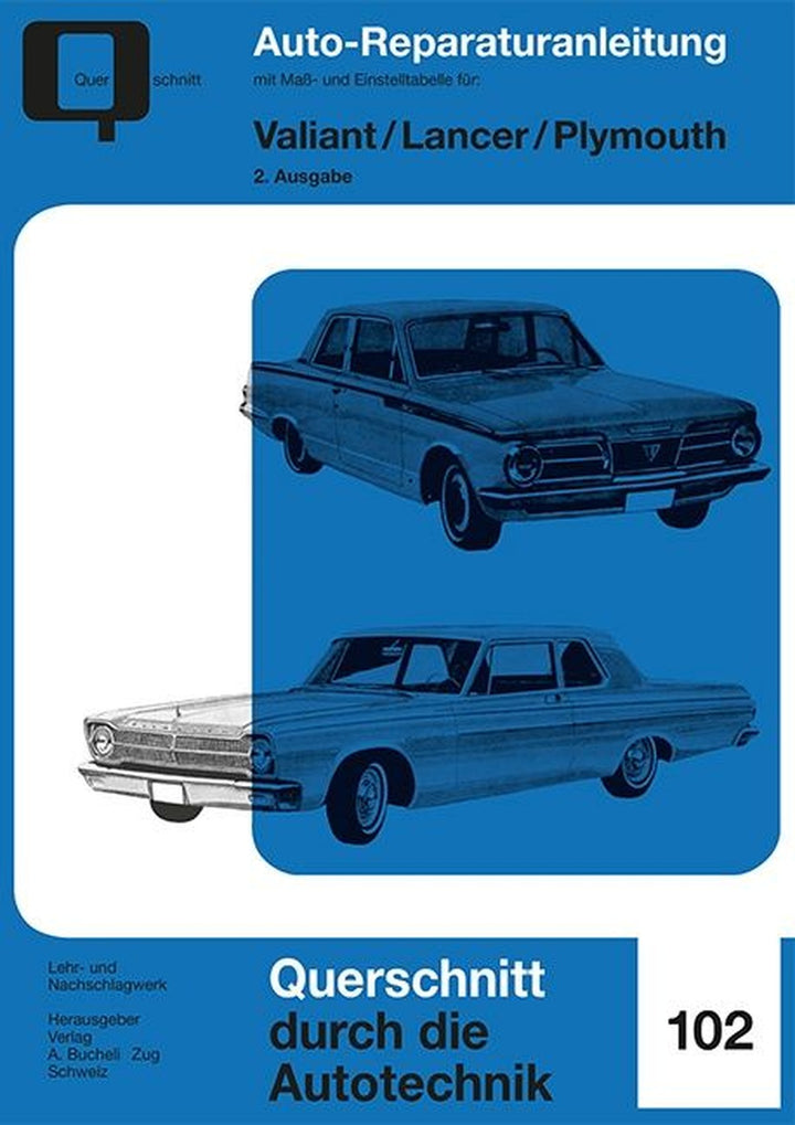 Valiant / Lancer / Plymouth - Reparaturbuch, Buchcover