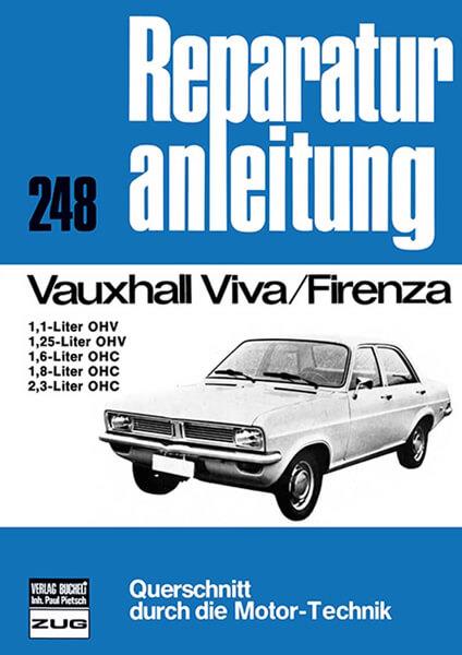 Vauxhall Viva/Firenza - Reparaturbuch - gedrucktes Buch zum Bestpreis! - verwuester.net