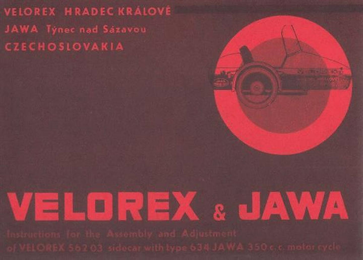 Velorex 562/03 Sidecar Instructions, Buchcover