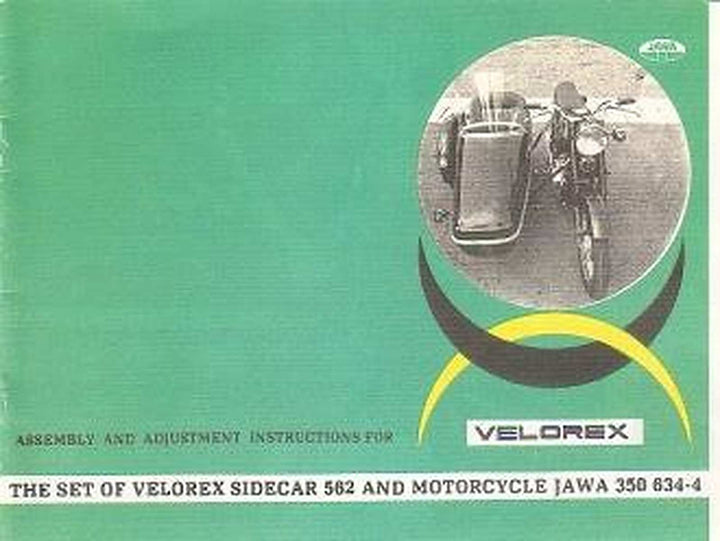 Velorex Assembly and Adjustment Instructions, Buchcover