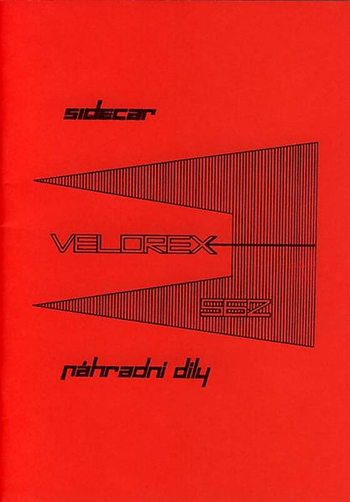 Velorex Beiwagen 562, Ersatzteilkatalog, Buchcover