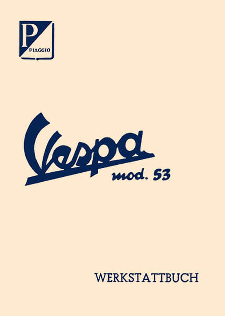 Vespa 125 VM 1 Reparaturanleitung, Buchcover