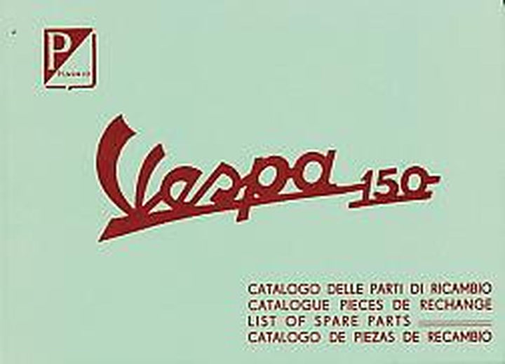 Vespa 150 VBA (1958) Ersatzteilkatalog, Buchcover
