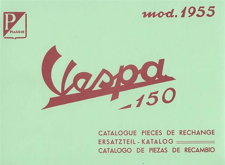 Piaggio Vespa 150 VL1T (1955), Ersatzteil-Katalog, Buchcover