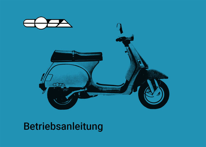 Vespa Cosa Betriebsanleitung, Buchcover