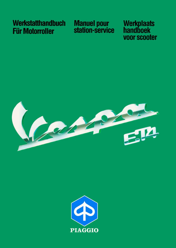 Vespa ET4 Reparaturanleitung, Buchcover