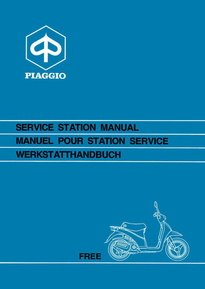 Piaggio Vespa Free Werksatthandbuch, Buchcover