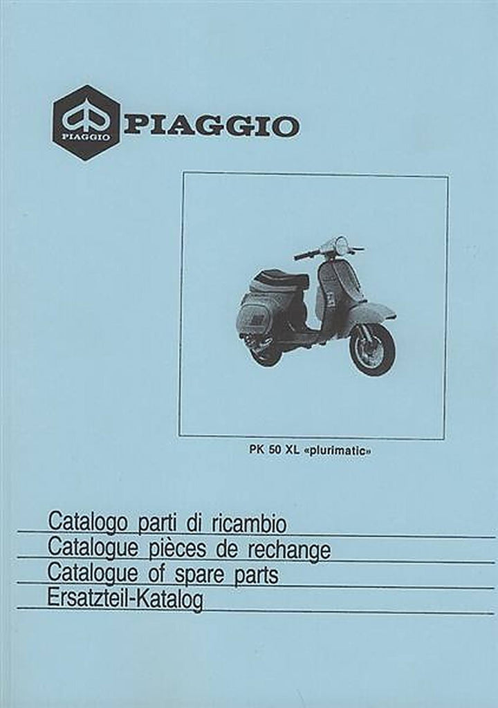 Vespa PK 50 XL plurimatic, VA52T, Ersatzteilkatalog, Buchcover