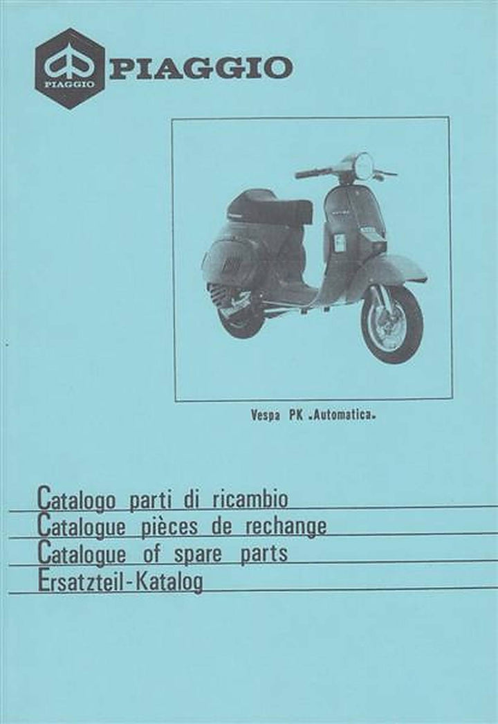 Vespa PK Automatica, PK 50 S, PK 125 S, PK 80 S, Ersatzteil-Katalog, Buchcover