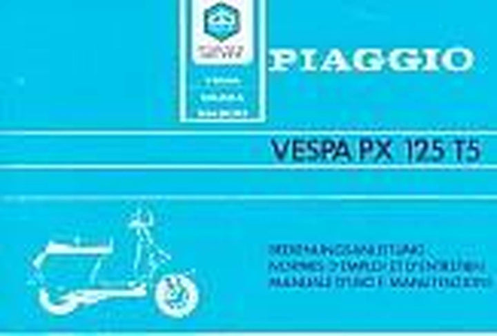 Vespa PX 125 T5 Betriebsanleitung, Buchcover