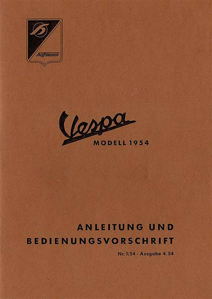 Hoffmann Vespa 125 Betriebsanleitung, Buchcover